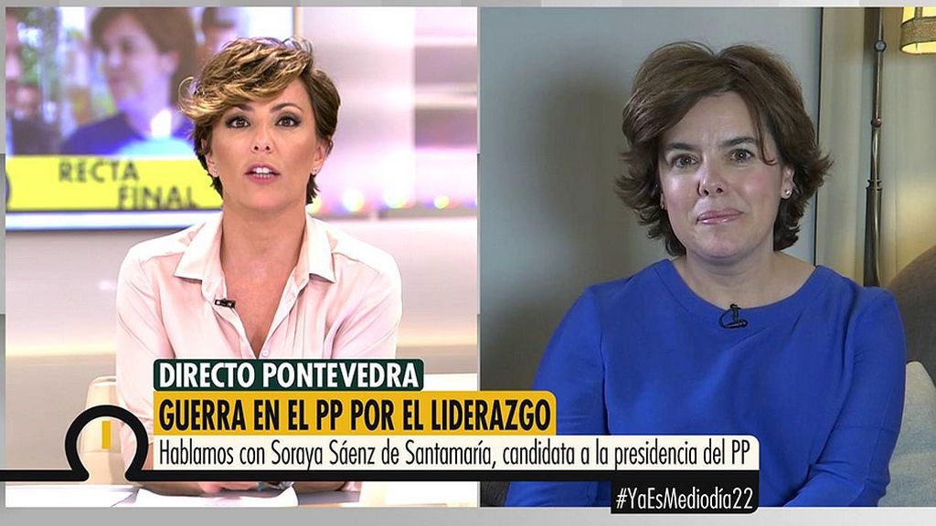 Soraya Saénz de Santamaría, sobre la exhumación de Franco: “Es un Gobierno de perdedores sin estabilidad parlamentaria”