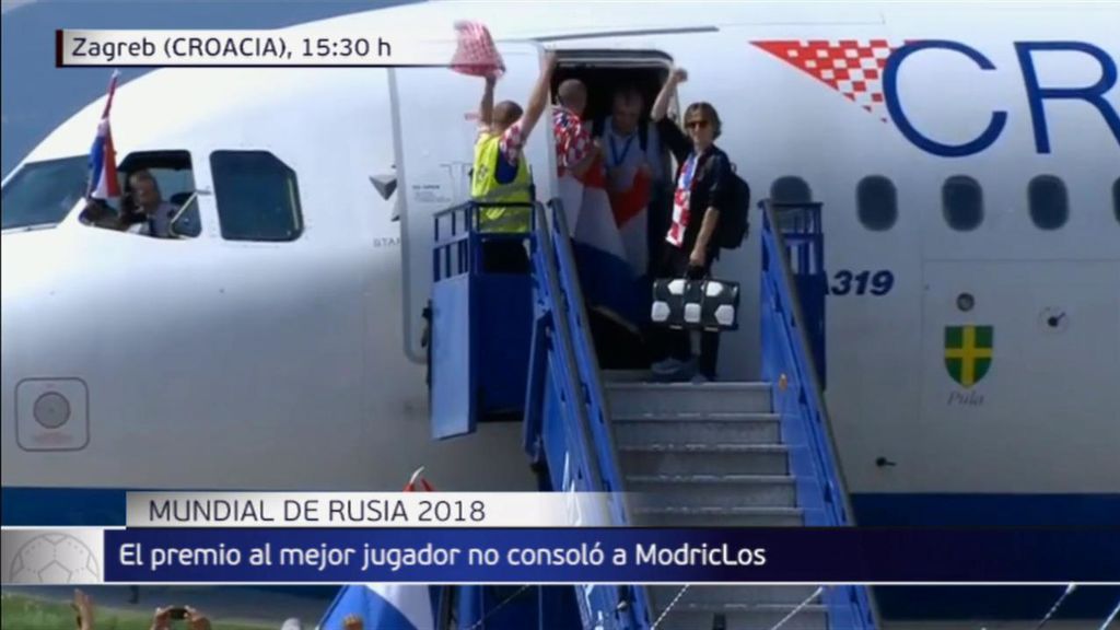 Croacia ya está en casa y así han sido recibidos por la afición