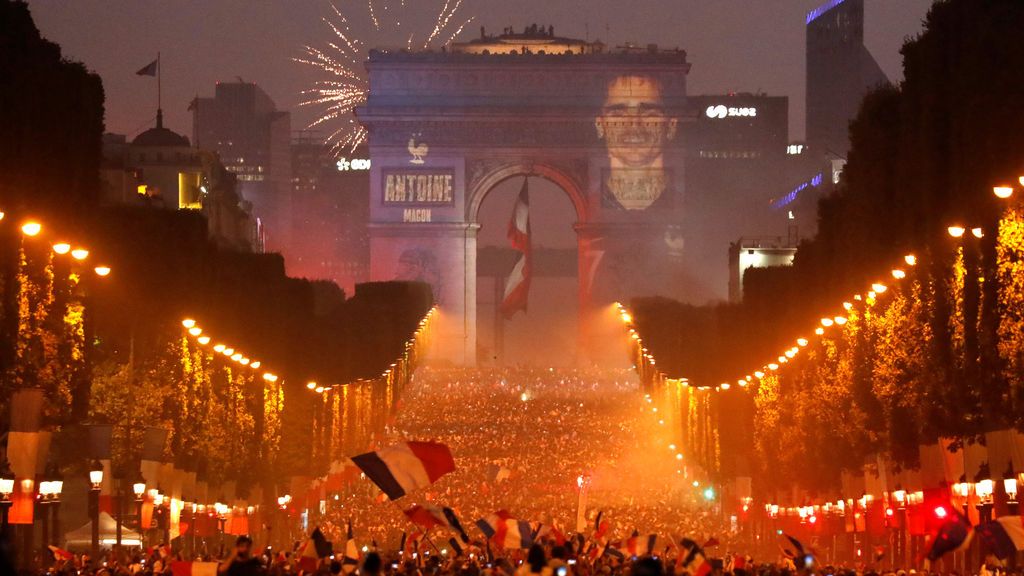 Francia celebra su título mundial