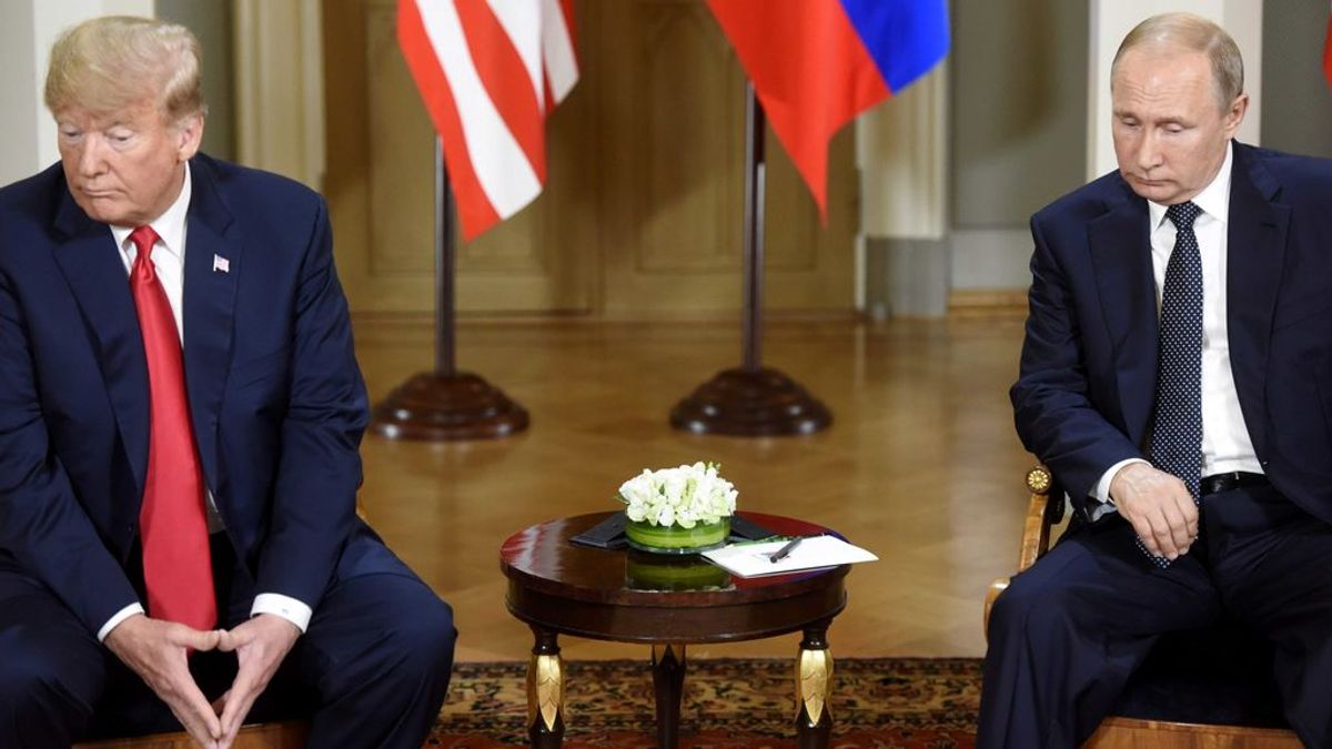 'Cara a cara' entre Trump y Putin en el palacio presidencial de Hensilki