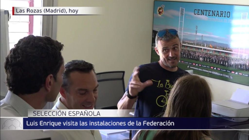 Luis Enrique ya conoce su nueva 'casa: la RFEF