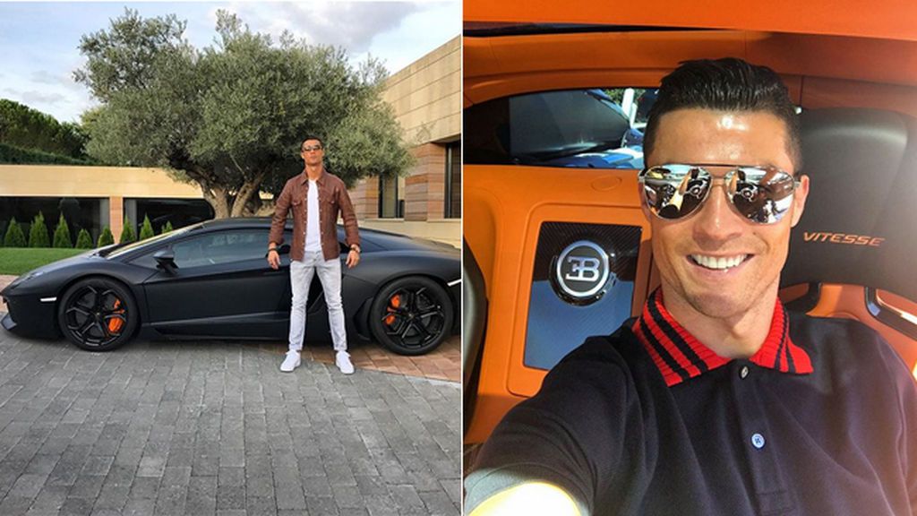 La increíble colección de coches con los que Cristiano Ronaldo se muda a Turín