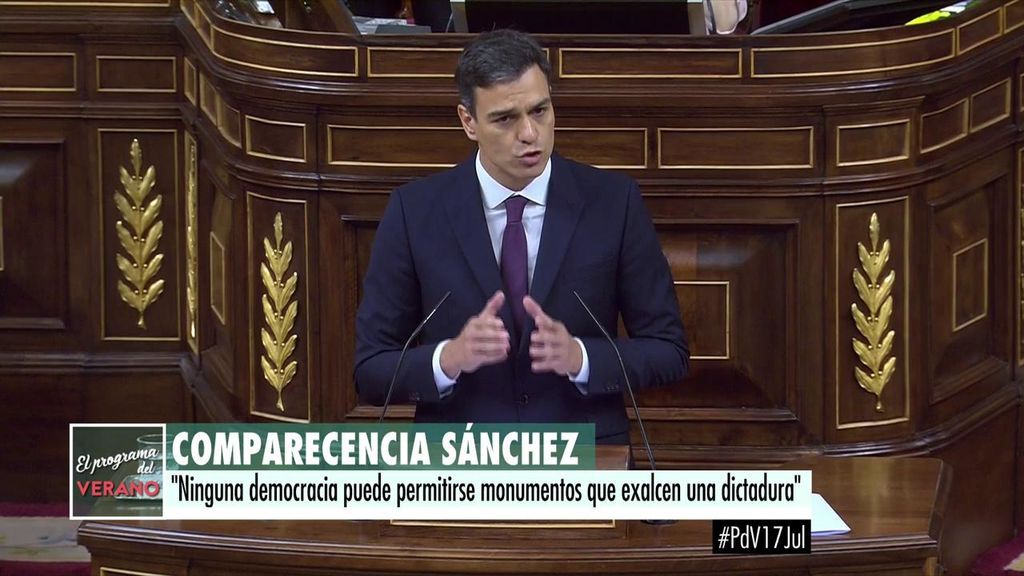 Pedro Sánchez: "Vamos a proceder a la exhumación de los restos del dictador Franco"