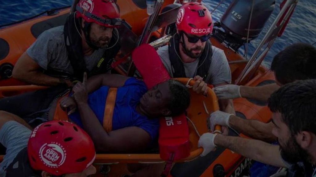 Marc Gasol, uno más entre los miembros de 'Open Arms' en el rescate de una mujer abandonada por la guardia costera libia
