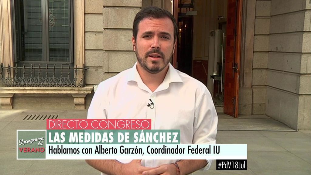 Alberto Garzón, sobre la lista de amnistiados: “Estamos pidiendo los nombres públicos, queremos saber si los que nos gobiernan son delincuentes”