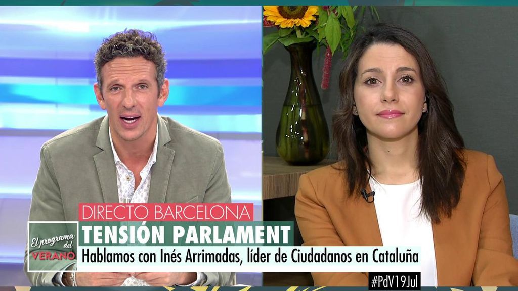 Inés Arrimadas: “Chapan a cal y canto el Parlament cuando les da la gana”