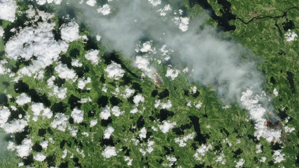 Ola de calor en Europa: los incendios se extienden hasta al Círculo Polar Ártico Ola de calor en Europa: los incendios se extienden hasta al Círculo Polar Ártico