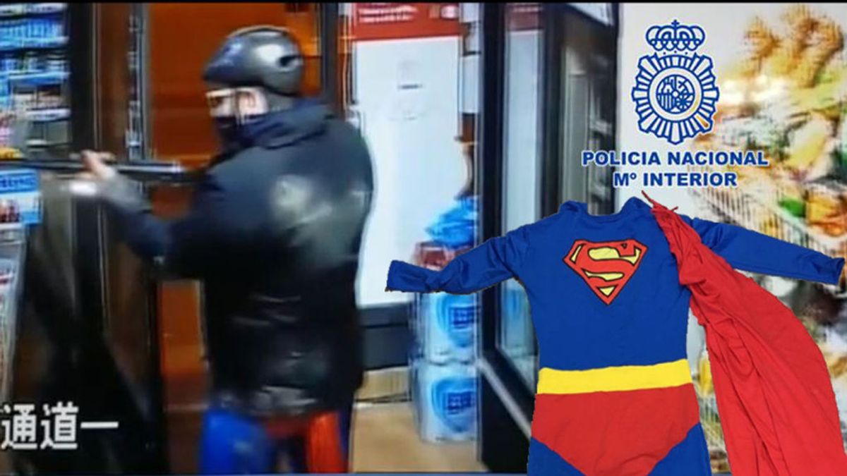 Detienen a un hombre en Murcia que robaba disfrazado de Superman y con una escopeta