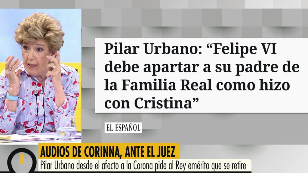 Pilar Urbano: "No me gustaría ver al Rey Juan Carlos en el paredón"