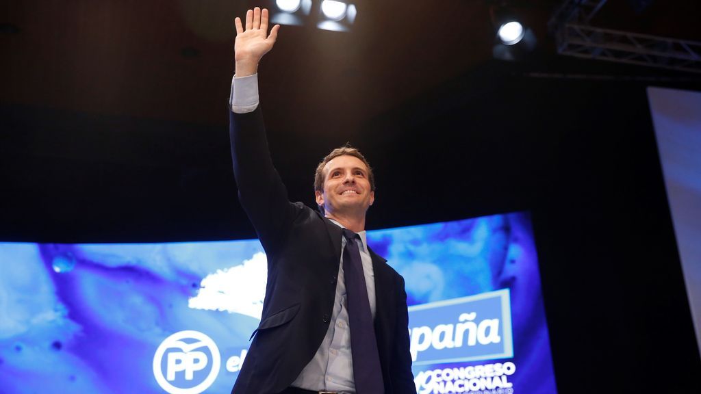 Pablo Casado proclama su "contrato con España" tras ganar la presidencia del PP