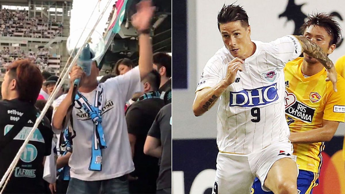 La afición del Sagan Tosu ya canta el “Fernando Torres, lo lo lo lo…”, canción de la grada del Atlético para apoyar al delantero