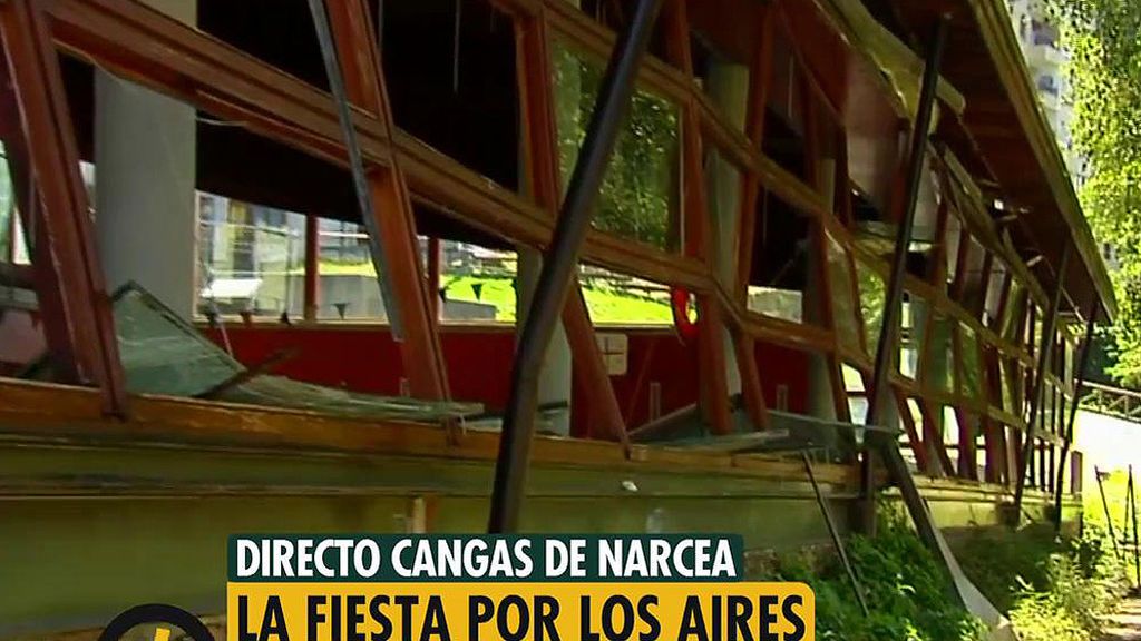 Las consecuencias de la explosión de 500 kilos de pólvora en Cangas de Narcea