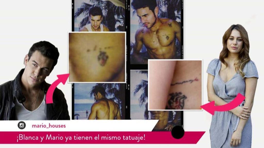 Mario Casas y Blanca Suárez, unidos por un mismo tatuaje: ¡un corazón!