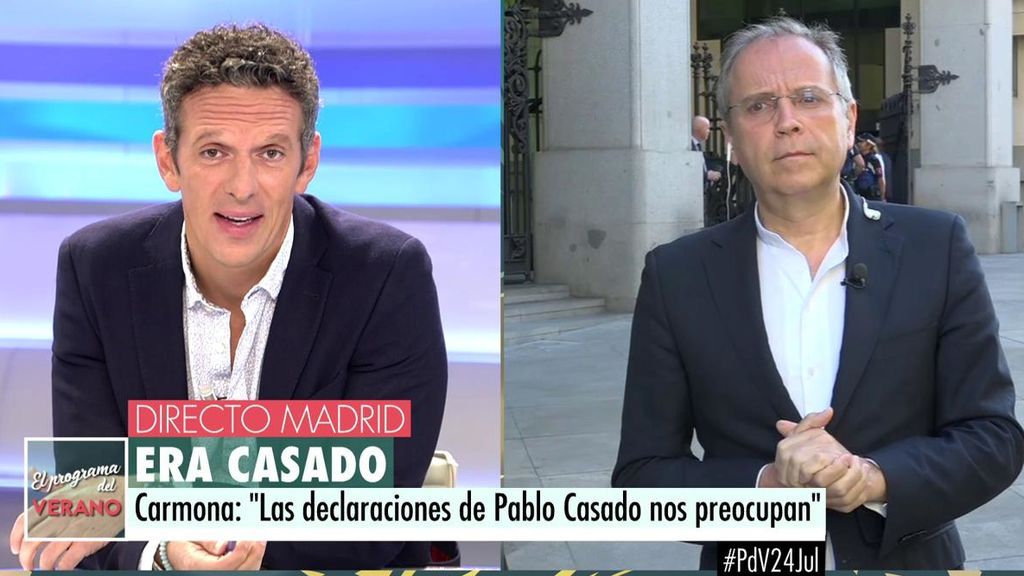 Antonio Miguel Carmona: "Las declaraciones de Pablo Casado nos preocupan"