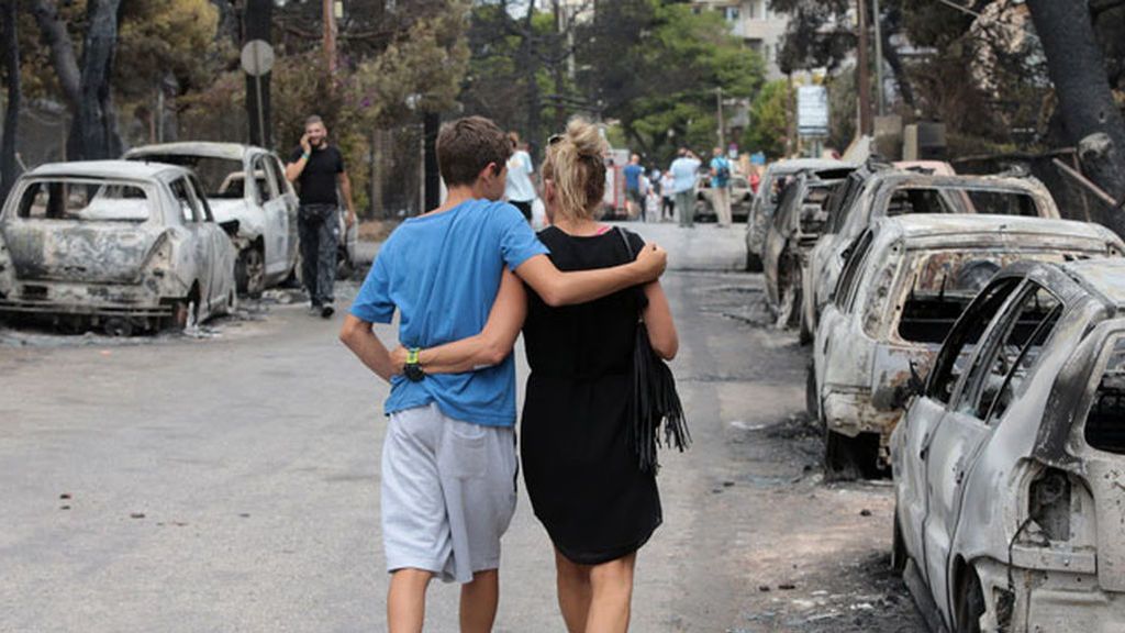 Los españoles en Grecia relatan el horror del incendio