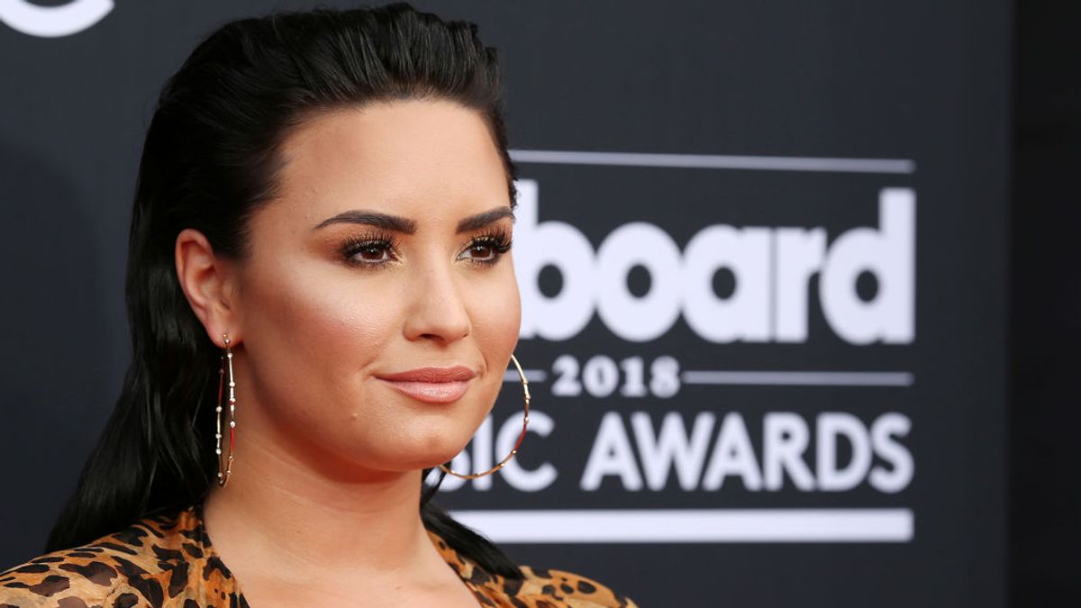 Demi Lovato en los Billboard Music Awards, en mayo de 2018.