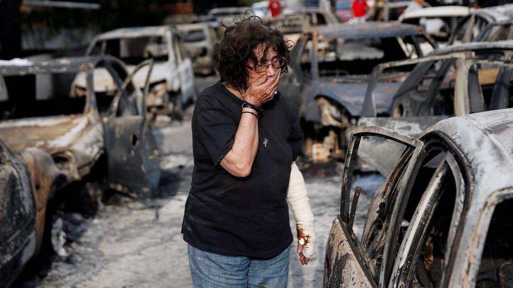 Los incendios de Grecia dejan 76 muertos confirmados y 200 heridos en plena búsqueda de supervivientes
