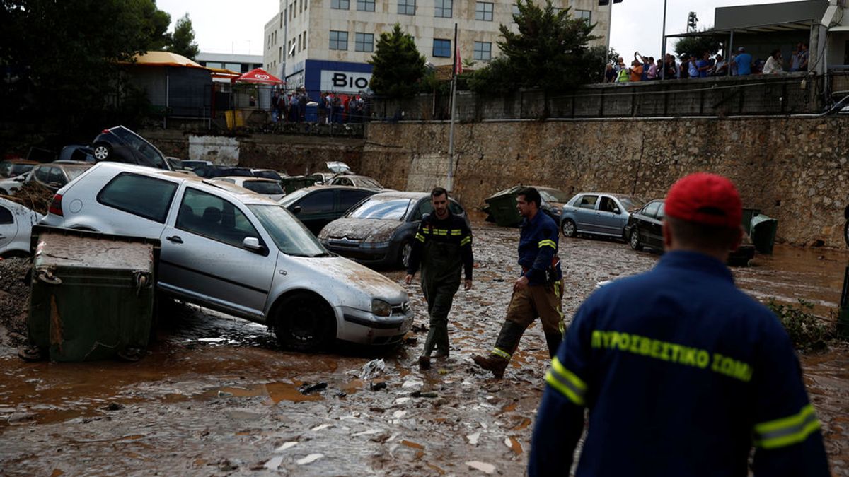 Grecia, de los trágicos incendios a las fuertes inundaciones
