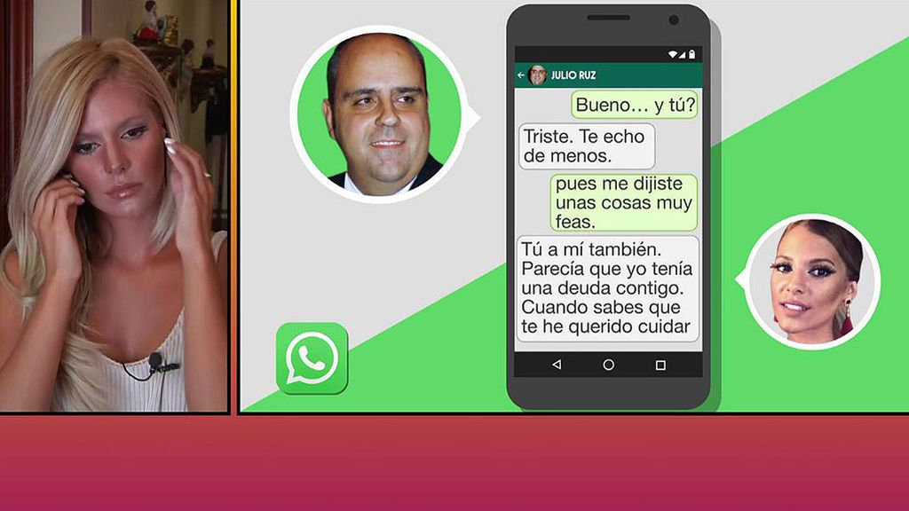 La nueva 'amiga' de Julio Ruz muestra unos comprometidos mensajes: "Estoy triste, te echo de menos"