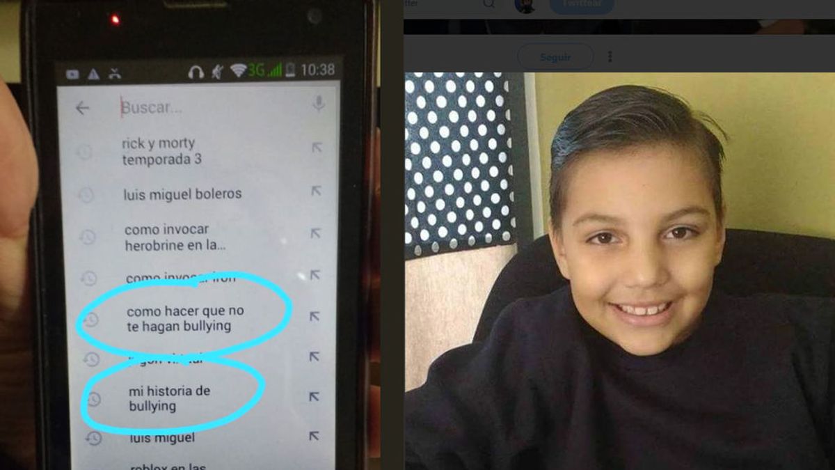La búsqueda de un niño  en su móvil que revela la angustia del acoso:  "Cómo hacer que no te hagan bullying"