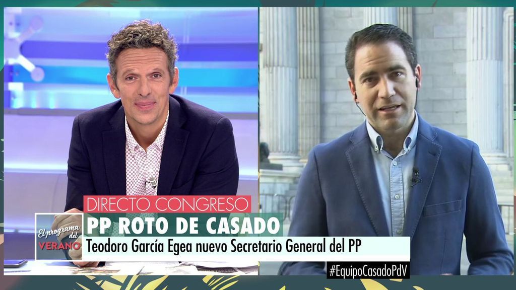 Teodoro García Egea: "El PP está todos a una con Pablo Casado"