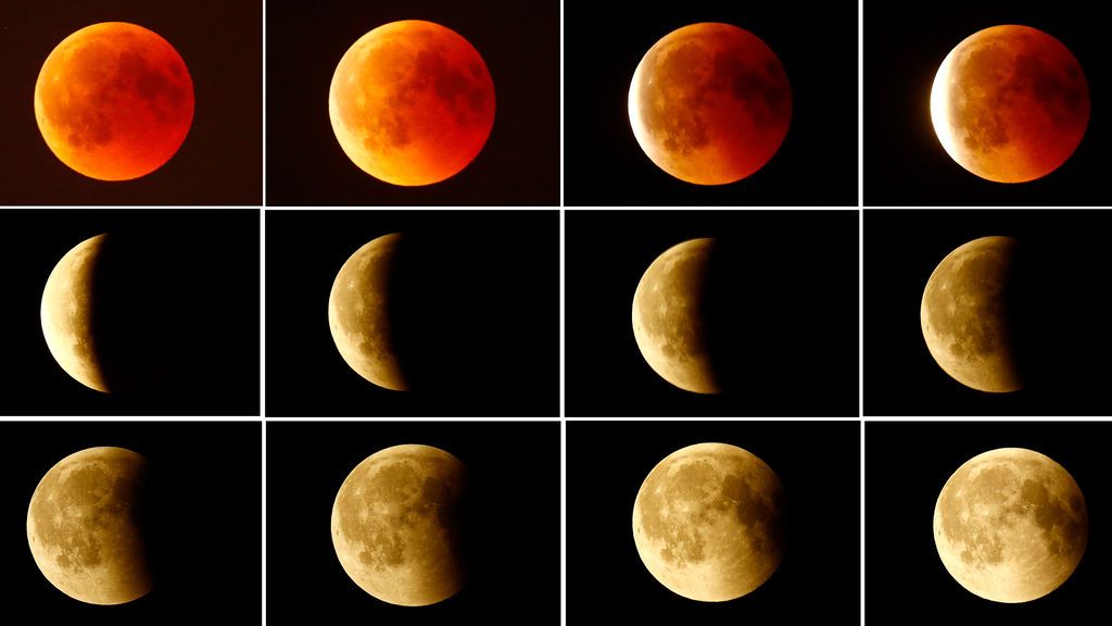 De la 'Luna de sangre' a la luna llena