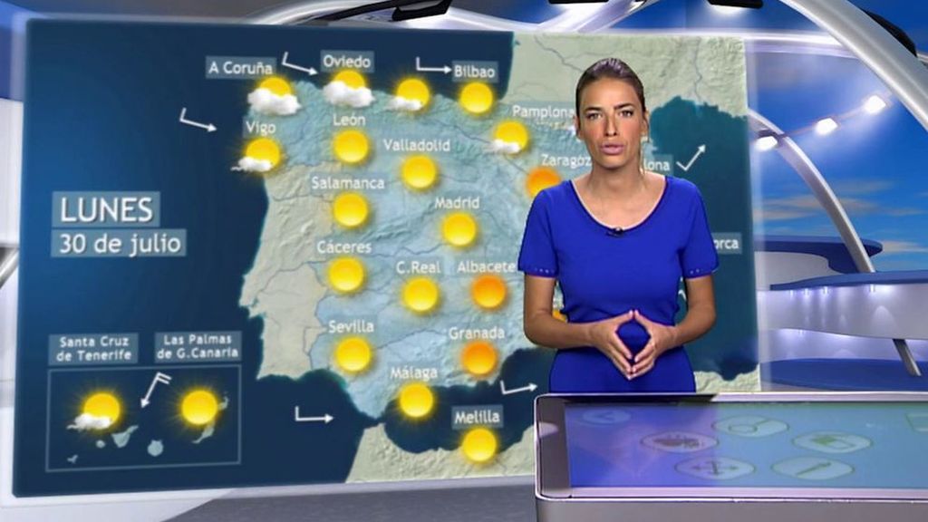 Vuelven las lluvias al norte,  las altas temperaturas se mantienen en el resto del país