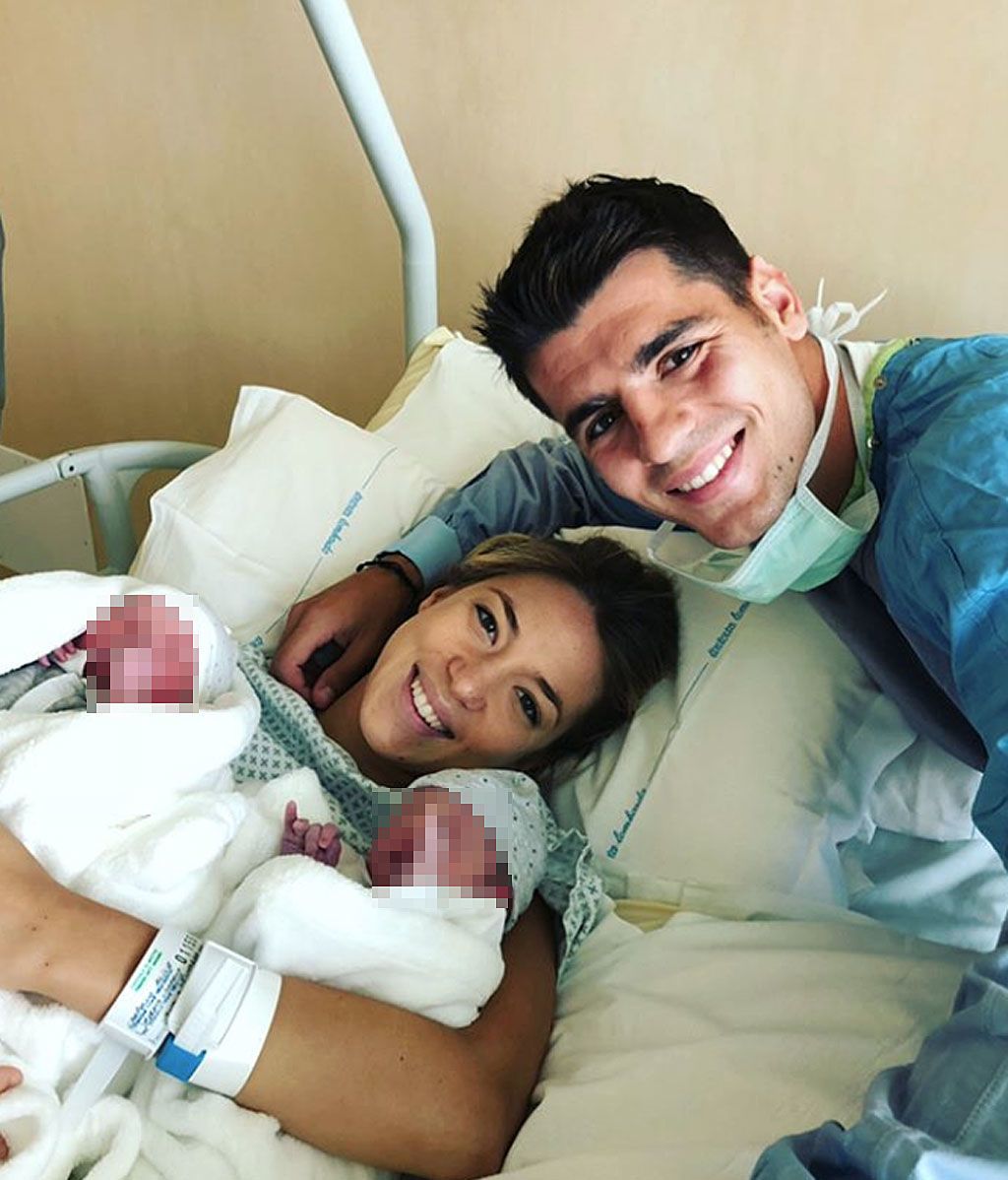 ¡Han nacido Alessandro y Leonardo, los hijos de Alice Campello y Álvaro Morata!