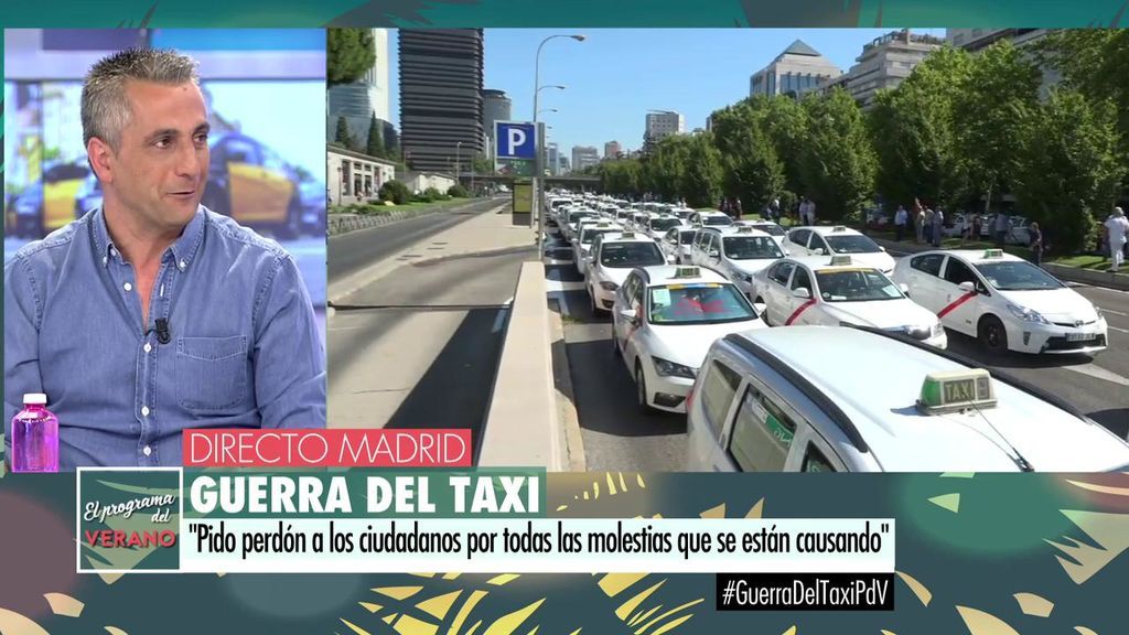 Portavoz de taxistas: "No buscamos dinero, sino defender nuestro puesto de trabajo"