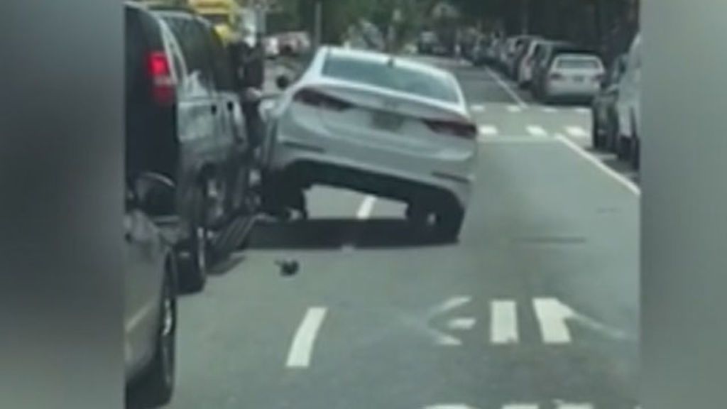 Una discusión de tráfico termina en un brutal atropello en Nueva York