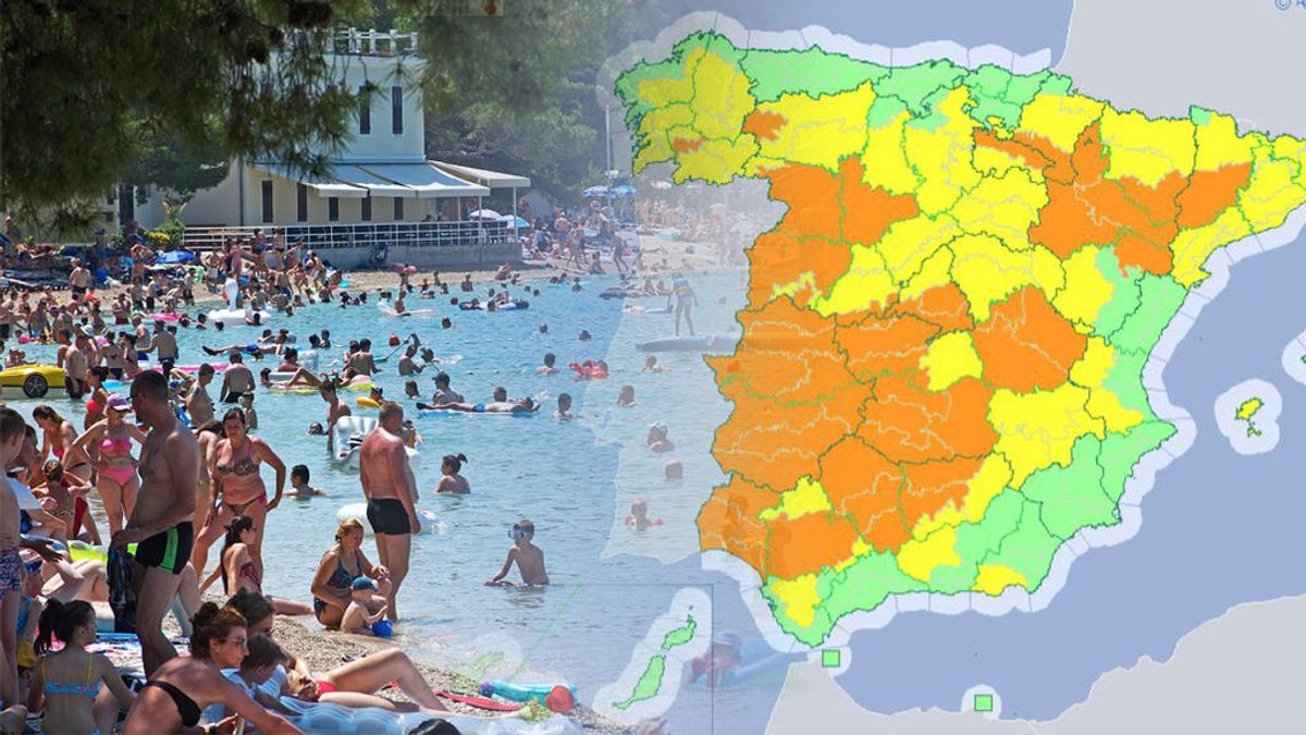 La cosa se pone fea a partir del miércoles: casi toda España, en aviso amarillo y naranja por calor