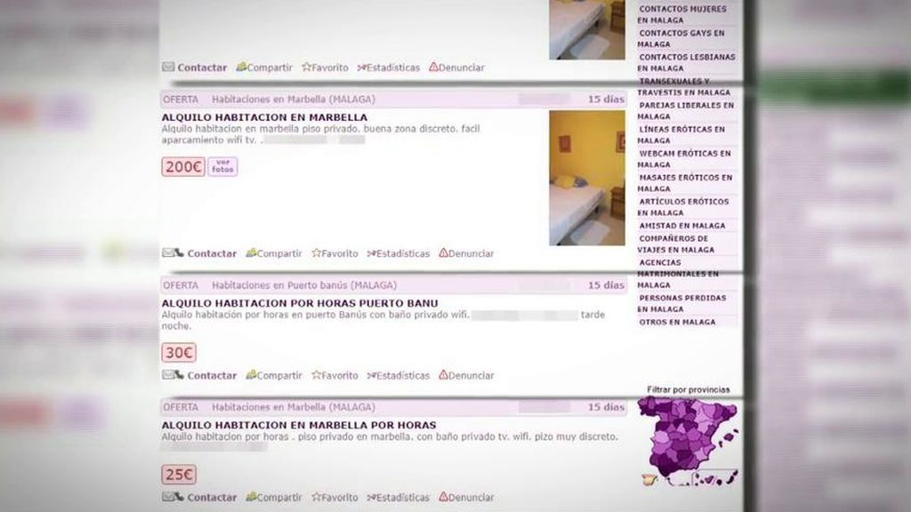 'Okupa proxeneta' en Puerto Banús: los anuncios que demostrarían que ha montado un prostíbulo