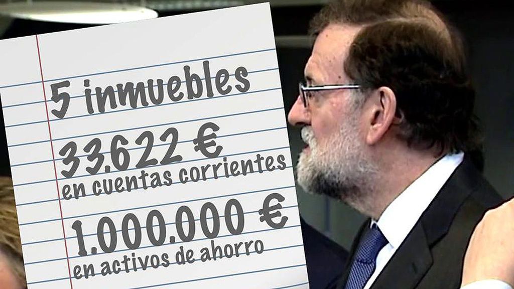 Rajoy actualiza su declaración de bienes y rentas: 5 inmuebles y casi un millón de euros en activos de ahorro