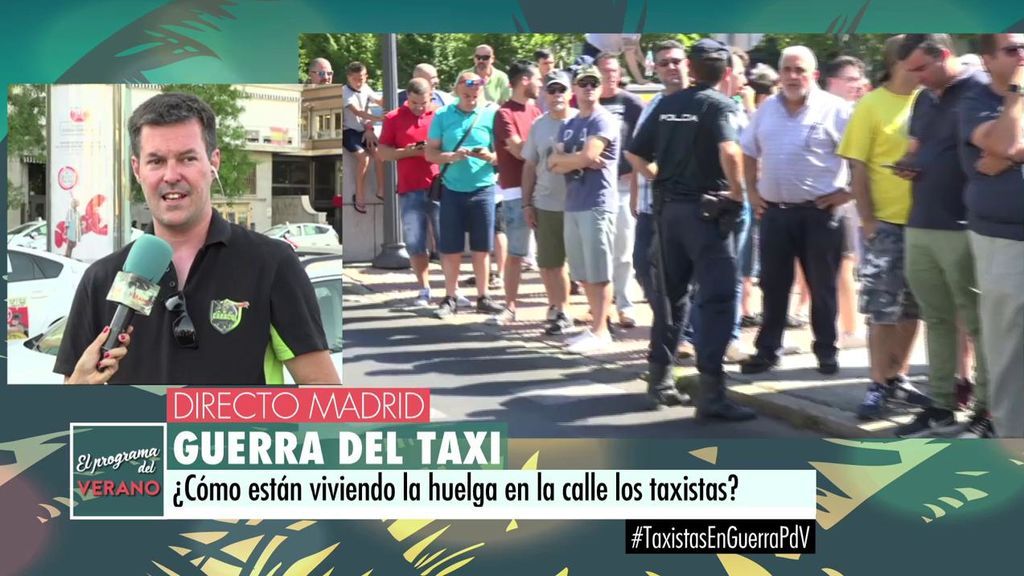 Portavoz de la huelga de taxis de Madrid: "La situación es insostenible"