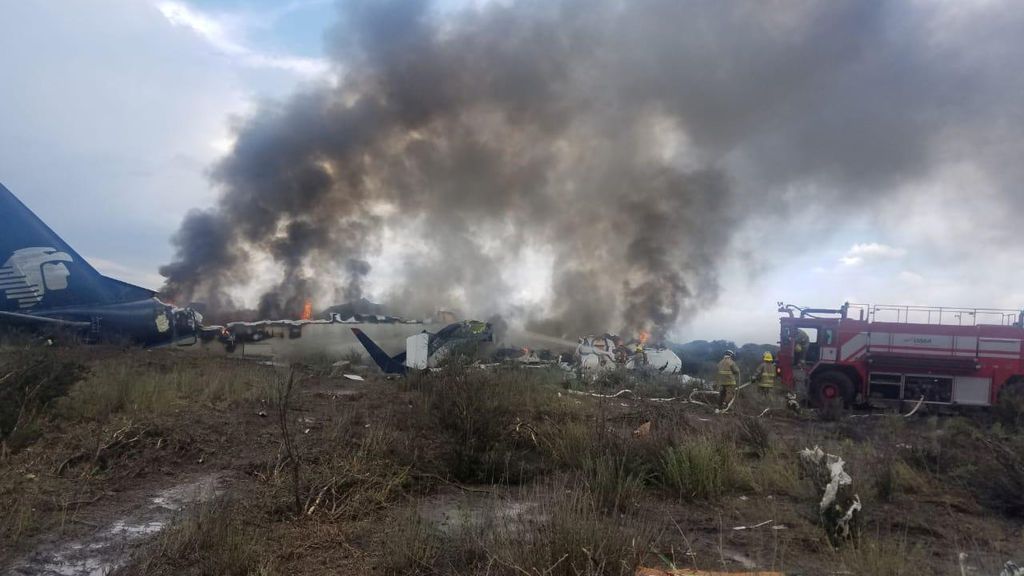 Milagro en México al sobrevivir todos los pasajeros del accidente de avión en Durango