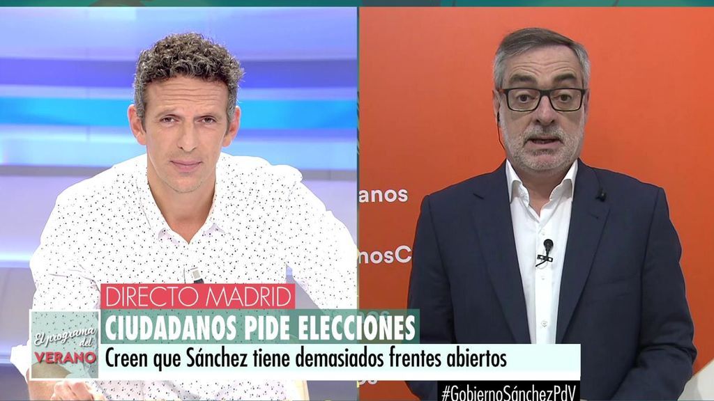 José Manuel Villegas: "Esperemos que no se agote la legislatura con este Gobierno hipotecado"