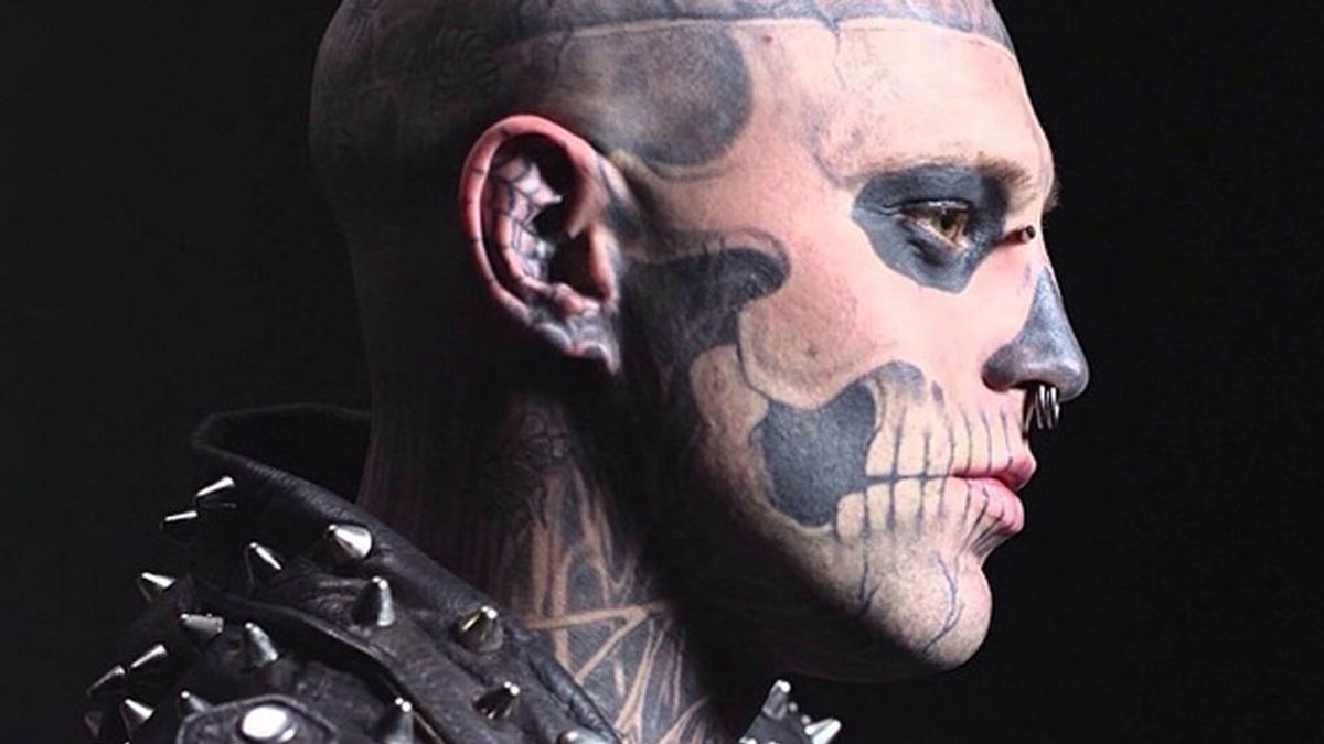 El modelo completamente tatuado 'Zombie Boy' se suicida a los 32 años