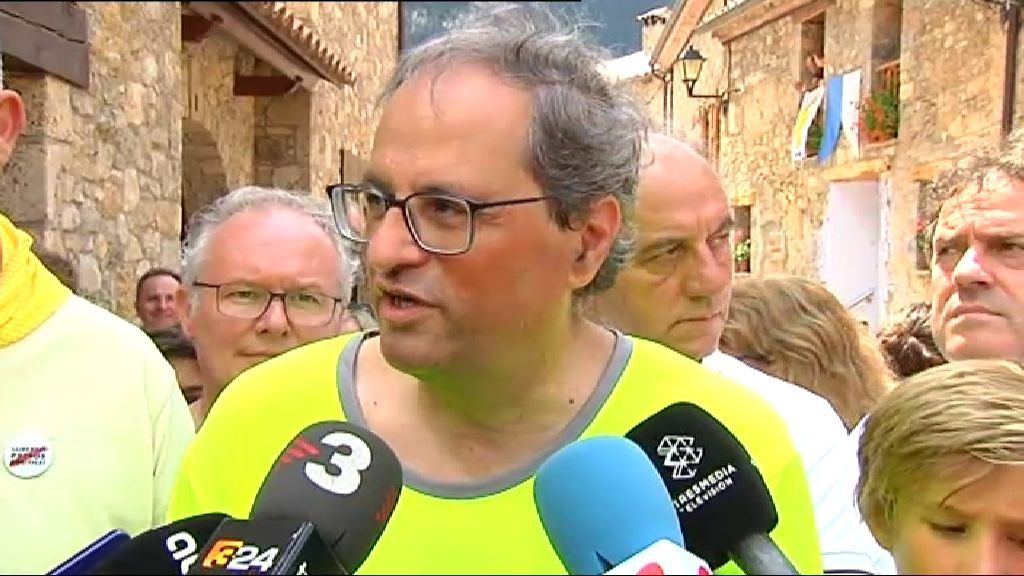 Torra asiste a un acto de homenaje al exconseller Turull en Lleida