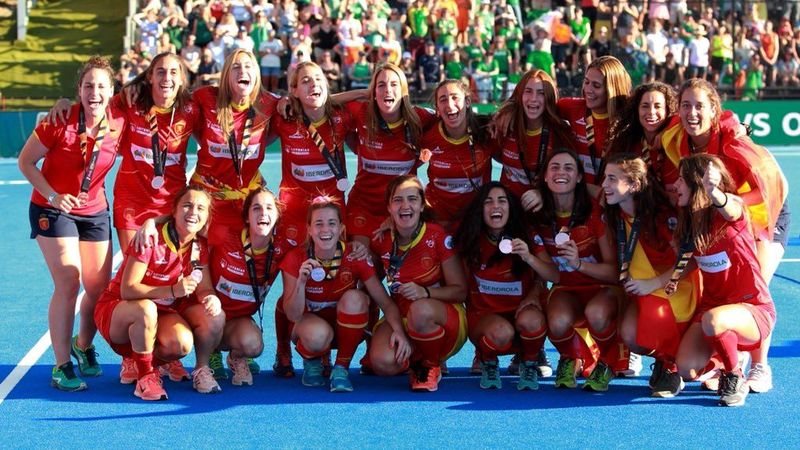 La selección española femenina de hockey hierba consigue su primera