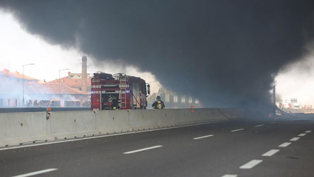 Captan el momento de la fuerte explosión en el accidente de Bolonia