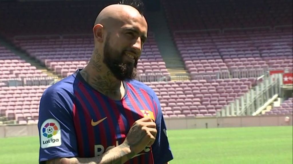 Arturo Vidal ya es oficialmente nuevo jugador del Barcelona