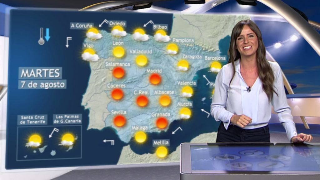 Leve respiro al sofocante calor: las lluvias en la mitad norte hacen que los valores bajen hasta 7ºC