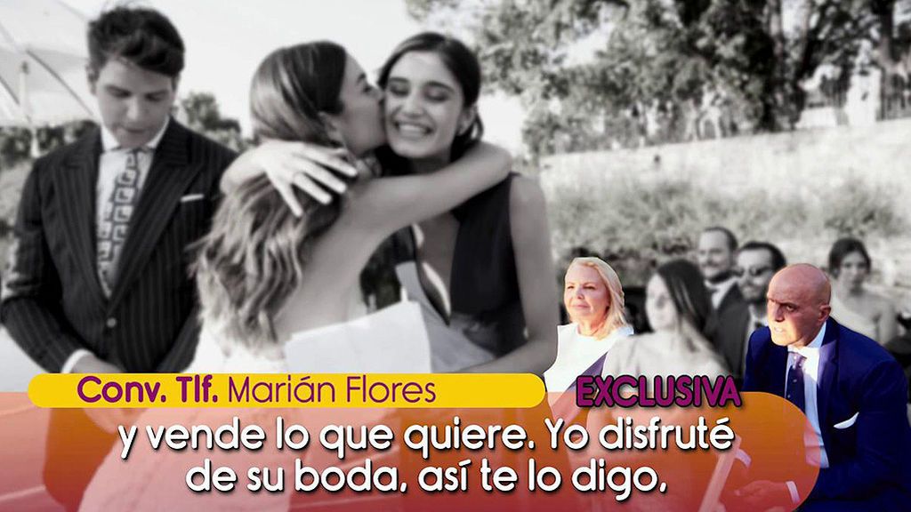 Marián Flores ataca a Kiko Matamoros: cree que cobró por aparecer en la exclusiva de la boda de su hijo, Diego