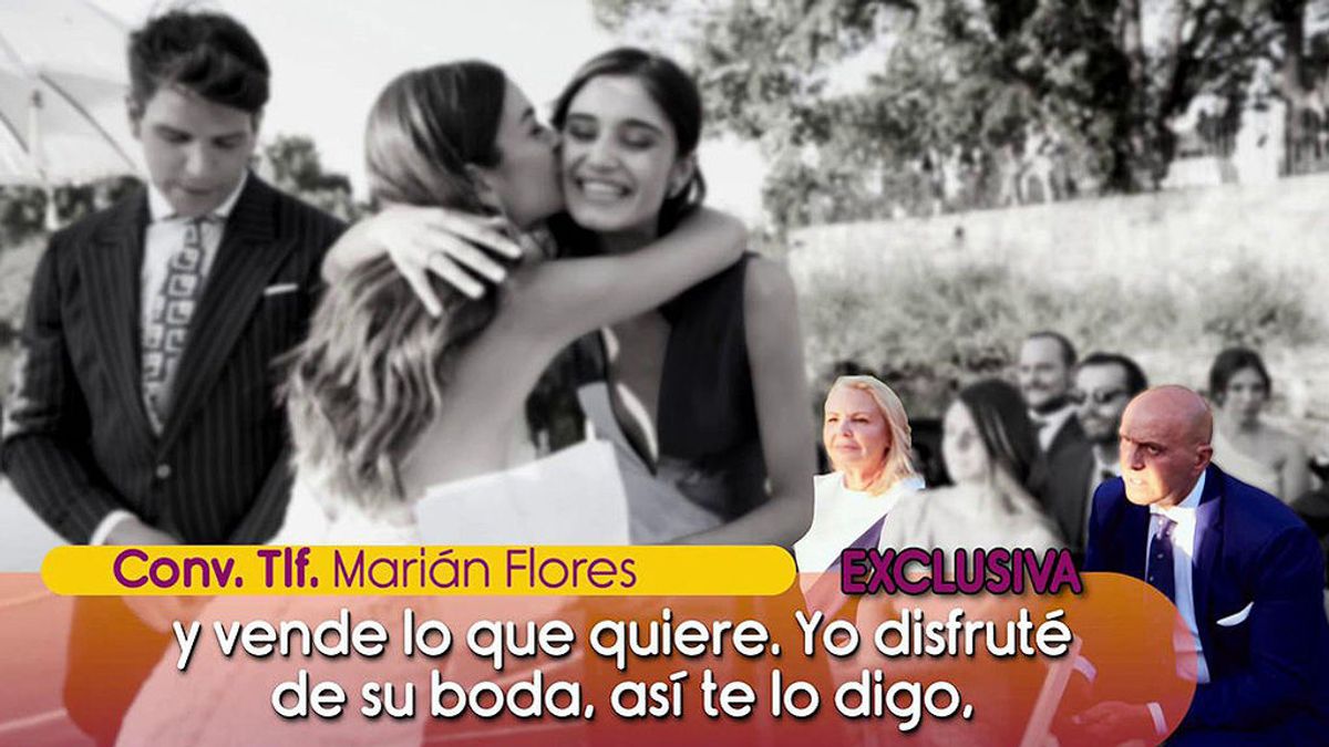 Marián Flores ataca a Kiko Matamoros: cree que cobró por aparecer en la exclusiva de la boda de su hijo, Diego