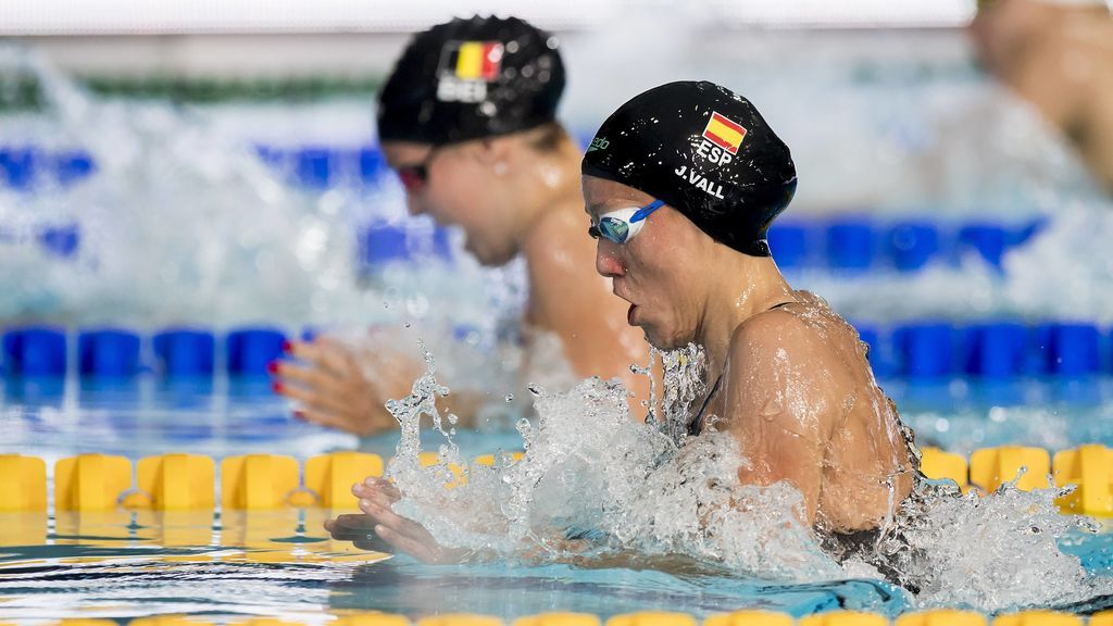 La nadadora española Jessica Vall, plata en los 200 metros braza en el Campeonato Europeo de Glasgow
