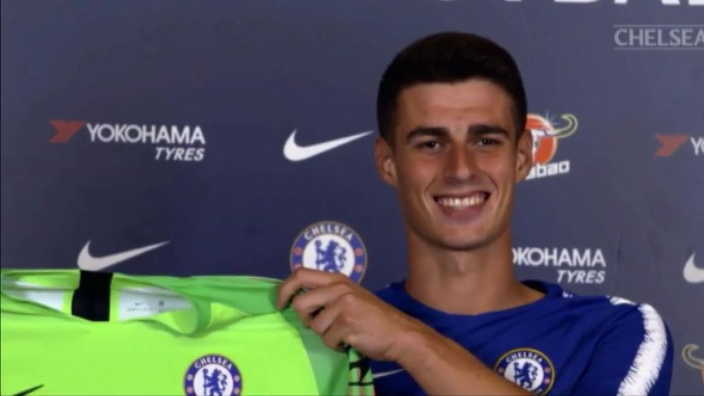 La broma con la que Kepa se ha presentado ante los seguidores del Chelsea