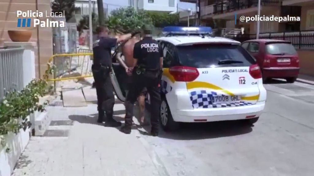 Arrestado por un delito de hurto tras ser perseguido por la Policía Local de Palma