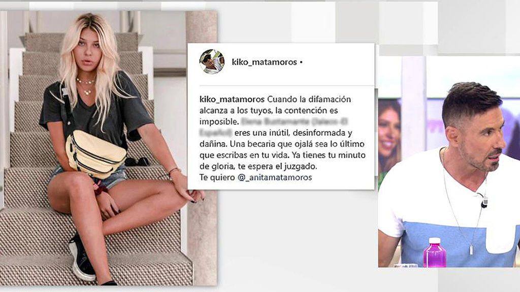 Kiko Matamoros saca las uñas por su hija Anita en redes sociales