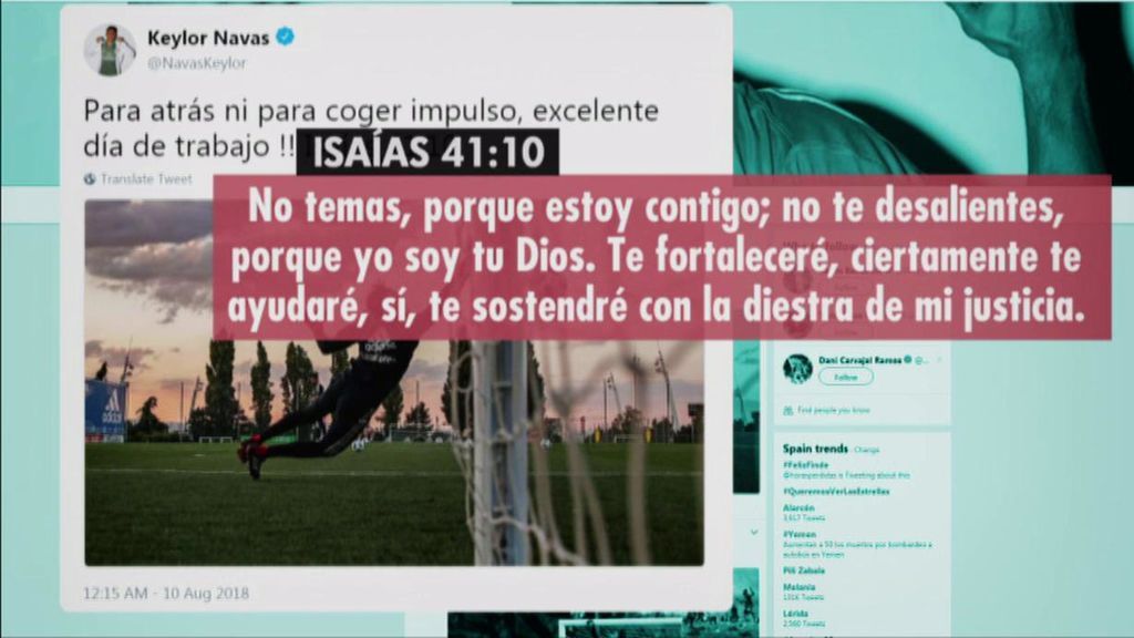 El revelador mensaje de Keylor Navas en sus redes sociales tras la llegada de Courtois