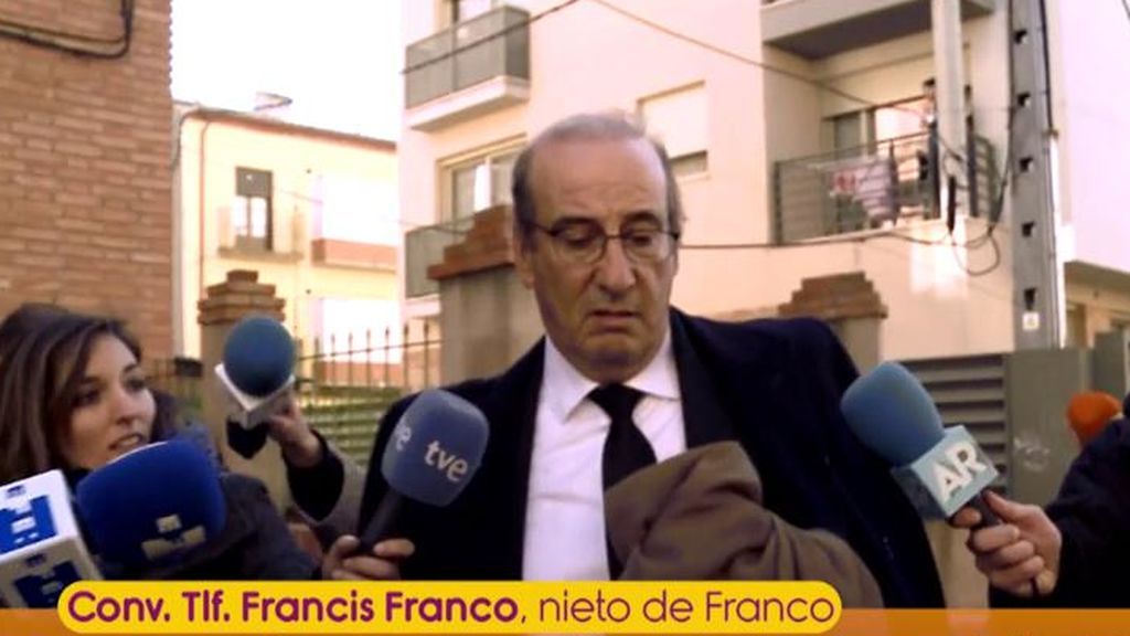 Francis Franco, sobre la exhumación de su abuelo: "Es todo una maniobra política"